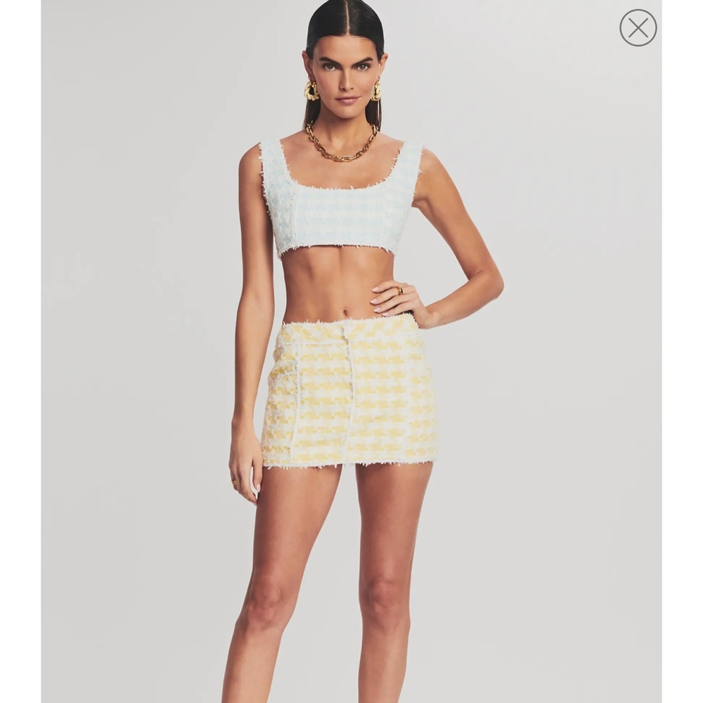 Retrofete Finn Tweed Crop Top